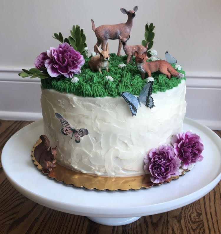 Custom Cake – Woodland Birthday Theme